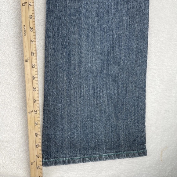 VTG Baby Phat Jeans Y2K Women Sz 20 Flare Med Wash Logo Flap Pockets Tall - Picture 10 of 11